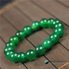 TCC™ Natural Green Jade & Green Onyx Pair Bracelet